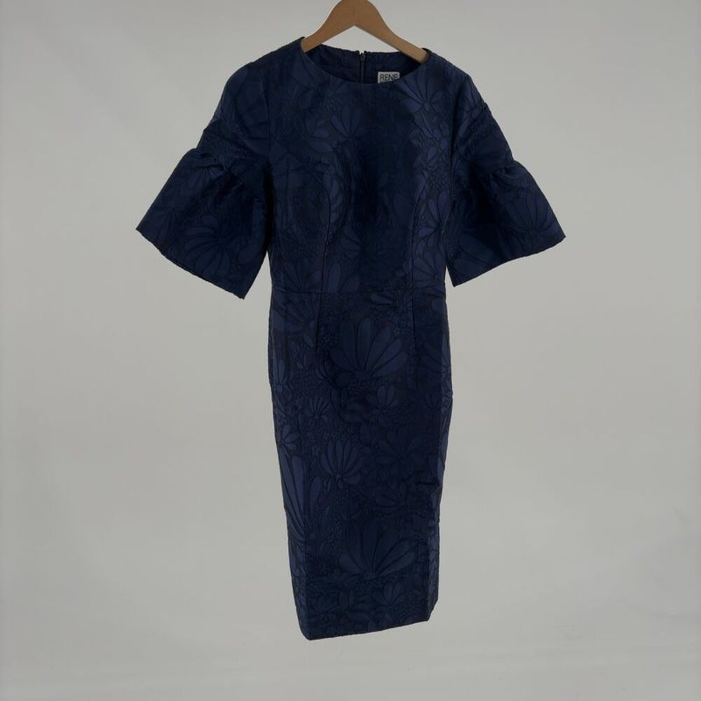 Rene Ruiz Bell Sleeve Bodycon Sheath Dress